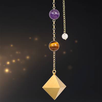 Pendule de radiesthésie - Pendule Lumière Jocelyne Fangain