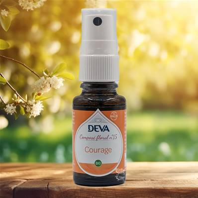 Deva - Composé Floral Dr Bach - Courage N.15 - Spray 15ml