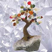 Arbre du bonheur - Arbre de Vie - Multi Pierres - 18-20 cm